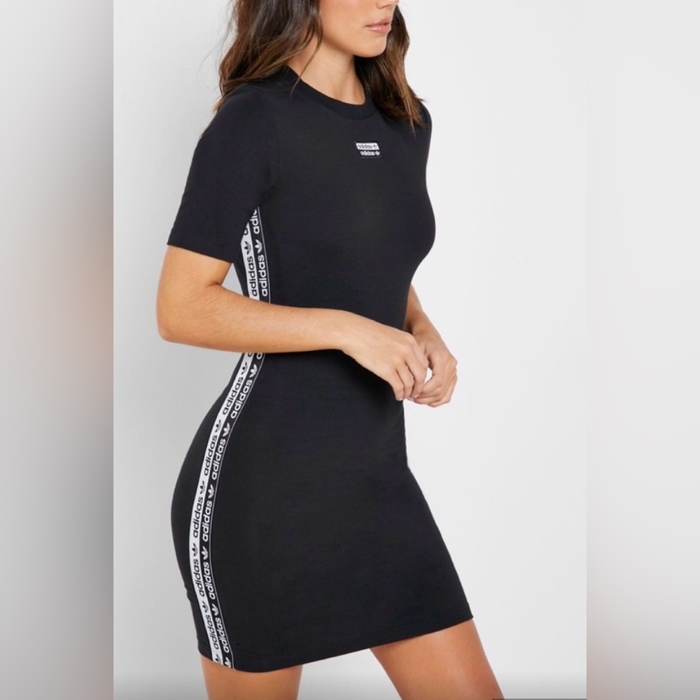 Adidas Black Bodycon Dress